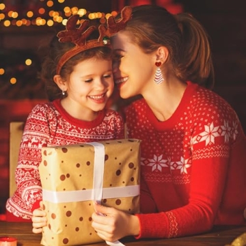 Christmas Tree Cake Earrings for Festive Holiday Cheer