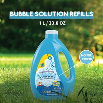 Bubbles for Bubble Machine, Bubble Gun, Bubbles Toys for Kids Toddlers Boys Girls, Bubble Solution R...