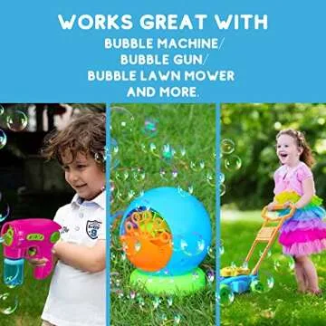 Bubbles for Bubble Machine, Bubble Gun, Bubbles Toys for Kids Toddlers Boys Girls, Bubble Solution Refill Outdoor Toy Birthday Party Favors Wedding Fun Gifts -1 L / 33.8 OZ