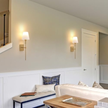 Battery Operated Wall Sconces Set of 2 - Gold