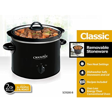 Crock-Pot 2-QT Manual Slow Cooker - Easy Meal Prep