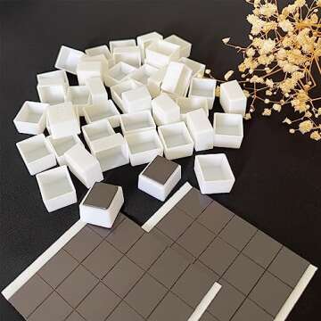 Compact FCLUB Empty Watercolor Palette with 40 Wells