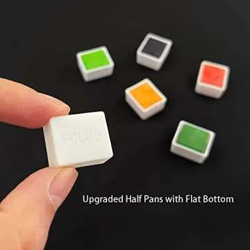 Compact FCLUB Empty Watercolor Palette with 40 Wells