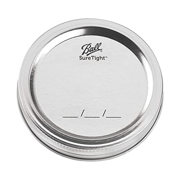 Wide Mouth Mason Jars 32 oz - 2 Pack - Durable Food Storage