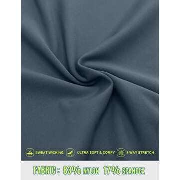 Womens Tennis Dress, Workout Dress with Built-in Bra & Shorts Pockets Summer Dress for Golf Athletic Dresses for Women Indigo