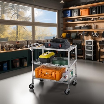 Heavy Duty Utility Cart with Wheels for All Uses