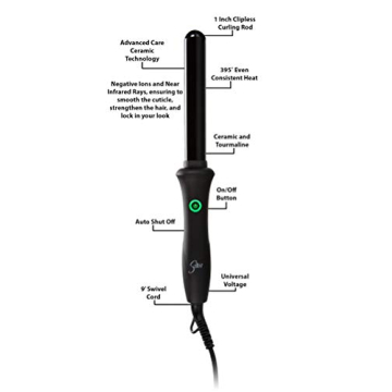 Sultra The Bombshell Rod Curling Iron for Effortless Curls