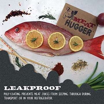 Meat Hugger White Freezer Paper Roll - Moisture Resistant - 18" x 175'