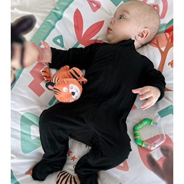 Aablexema Bamboo Zipper Pajamas for Newborn Comfort