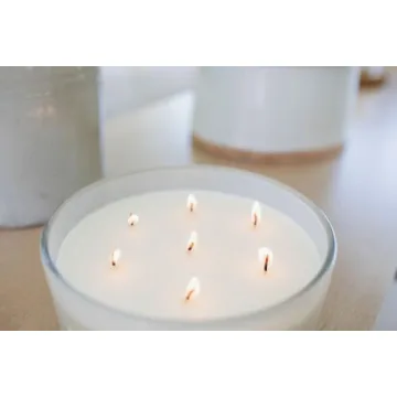 Sand + Fog Scented Candle - Tropical Citrus Additional Scents and Sizes 100% Cotton Lead-Free Wick Luxury Air Freshening Jar Candles Perfect Home Decor for Your Cocktail Table 34 oz, Orange,Violet