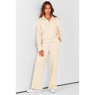 PRETTYGARDEN Women's Cozy Two Piece Tracksuit Set