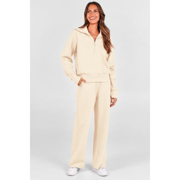 PRETTYGARDEN Women's Cozy Two Piece Tracksuit Set