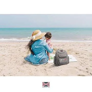 Bag Nation Extra Large Diaper Bag Backpack with Changing Station | Ideal for Twins or 2 Babies | Unisex 3 in 1 with Stroller Straps | Holds All Your Baby’s Essentials (Black)