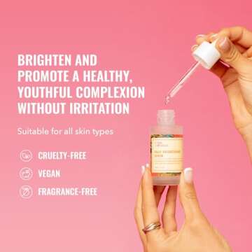 Good Molecules Daily Brightening Serum - Hydrating Facial Serum with Beta Arbutin and Hyaluronic Aci...