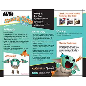Buffalo Games Star Wars The Mandalorian - Snack Time Game, 2 players