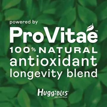 HUGGIBLES Stress & Anxiety Support Liquid Supplement for Dogs & Cats – with Hemp Seed Oil, EPA & DHA – Daily Calming Relief for Pets – Naturally Helps Anxiety & Stress – Antioxidants for Longevity