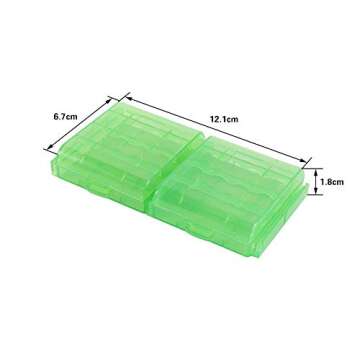 Zerone Colorful AA/AAA Battery Storage Holder Box