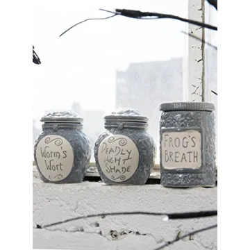 Nightmare Before Christmas Sally Jars 3-piece Set