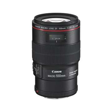 Canon EF 100mm f/2.8L IS USM Macro Lens for Canon Digital SLR Cameras - International Version (No Warranty)