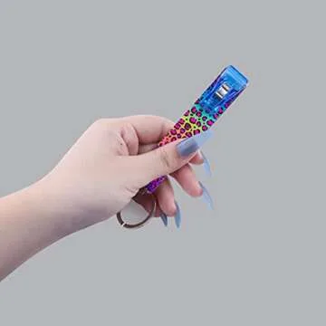 XIANGXING 【Newest Upgraded】 2PCS Credit Card Puller, Cute Debit Bank Card Grabber for Long Nails ATM Keychain Women with Plastic Clip (Leopard + Leopard)