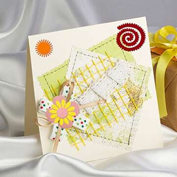 3D Flower Metal Cutting Dies, SENHAI 2 Set Sunflowers Cut Stencils & 1 Set Petal Die Cuts for DIY Scrapbook Photo Album Decorative, Valentine's Day Party Wedding Women's Day