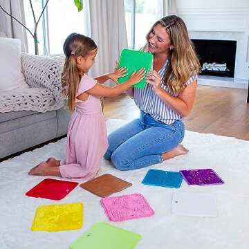 Sensory Mat Set - 9 Multi-Texture Tiles for Kids