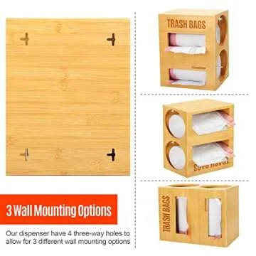 Libreshine 2-in-1 Garbage Bag Organizer for Efficient Storage