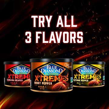 Blue Diamond Almonds XTREMES Carolina Reaper Flavor