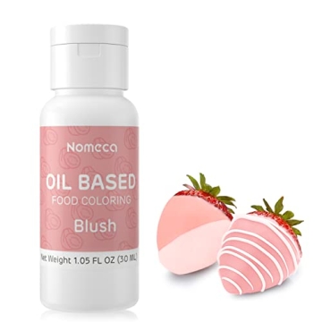 Oil Based Food Coloring for Chocolate - 30 Milliliters Upgraded Blush Oil Food Color for Baking Cake...