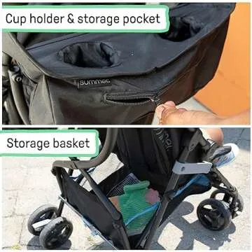 Lightweight Summer Infant 3Dmini Convenience Stroller