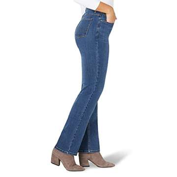 Wrangler Women's High Rise True Straight Fit Jeans