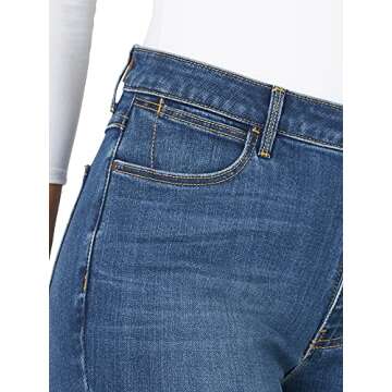 Wrangler Women's High Rise True Straight Fit Jeans