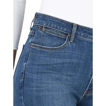 Wrangler Women's High Rise True Straight Fit Jeans