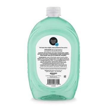Amazon Basics Liquid Hand Soap Refill, Mango and Coconut Water Scent, Triclosan-Free, 50 Fl Oz (Pack...