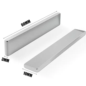 FINDMAG Strong Neodymium Bar Magnets - Heavy Duty 4 Pack