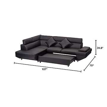 Stylish Sectional Sofa Bed for Comfortable Living Room