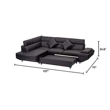 Stylish Sectional Sofa Bed for Comfortable Living Room
