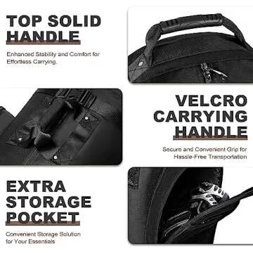 Himal Outdoors Golf Travel Bag - Durable Travel Cover with Wheels