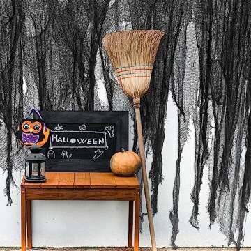 Watayo 500 Inch Halloween Spooky Cloth for Decor