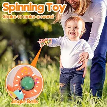 FIDWOD Fun Suction Cup Spinner Toy for Toddlers