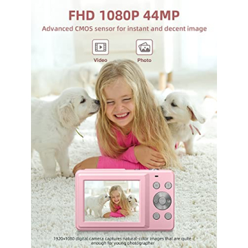 Compact Digital Camera with 16X Zoom for Kids