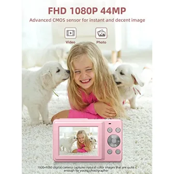 Compact Digital Camera with 16X Zoom for Kids
