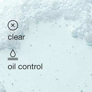 Clinique Acne Solutions Oil Control Cleansing Gel with 2% Salicylic Acid For Acne-Prone Skin, 4.2 Fl Oz