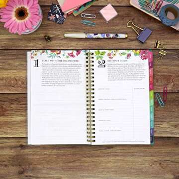 Blue Sky Day Designer for 2020 Weekly & Monthly Planner, Flexible Cover, Twin-Wire Binding, 5' x 8',...