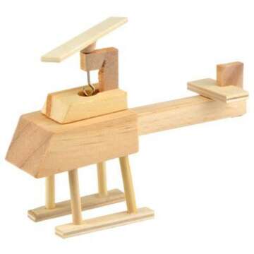 Woodshop DIY Wood Model Kits for Kids - Age 7+