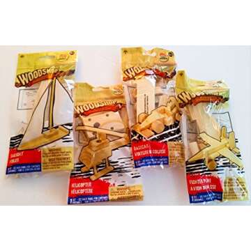 Woodshop DIY Wood Model Kits for Kids - Age 7+