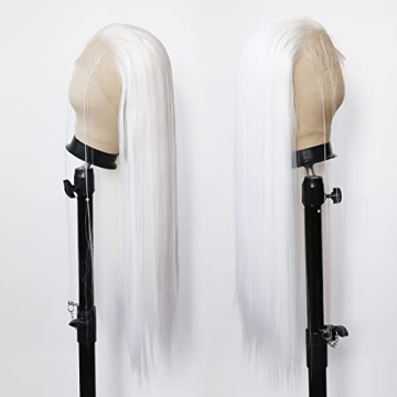 BTWTRY White Lace Front Wig for Fashion and Cosplay