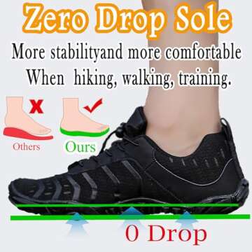 Comfortable Barefoot Shoes for Men & Women - Zero Drop Design