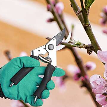 Garden Tool Tote with 11 Essential Hand Tools