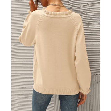 BTFBM Womens Soft Cozy Sweaters for Stylish Comfort